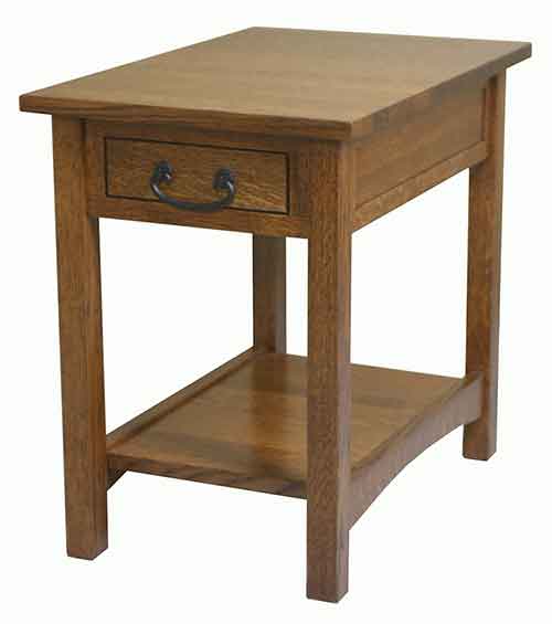 Amish Granny Mission Open End Table