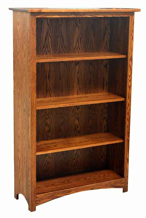 Amish Shaker 60" Bookcase - Click Image to Close