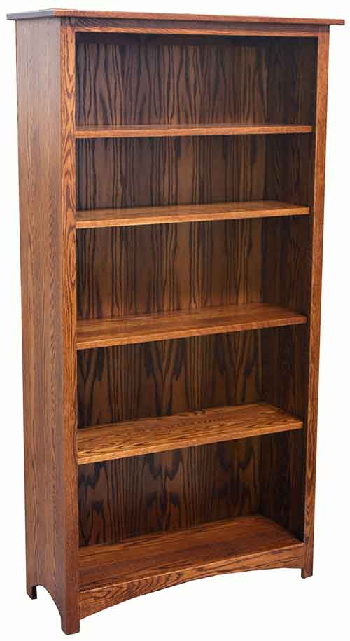 Amish Shaker 72" Bookcase - Click Image to Close