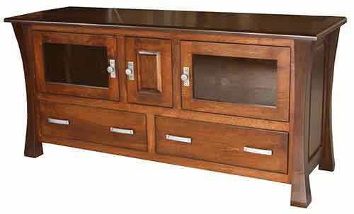 Amish Vandalia 65" Plasma Cabinet - Click Image to Close