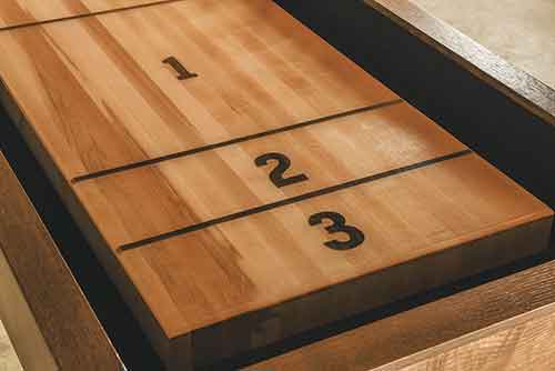 Amish Alpine II Shuffleboard Table - Click Image to Close