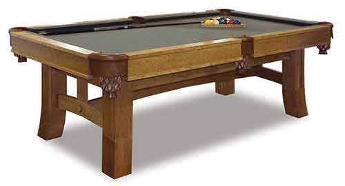 Amish Shaker Hill Pool Table - Click Image to Close