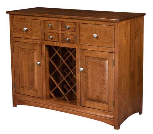 Amish Lisa Wine Cabinet - Click Image to Close