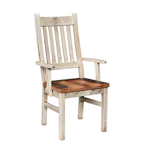 Amish Made Farmhouse Arm Chair - Click Image to Close