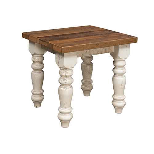 Amish Made Farmhouse End Table - Click Image to Close