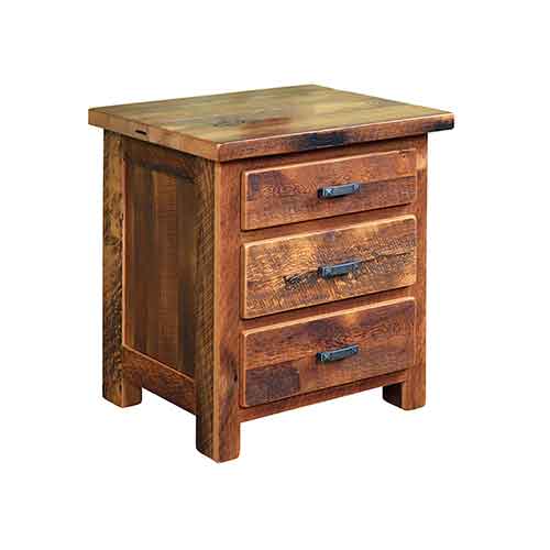 Amish Made Farmhouse Nightstand - Click Image to Close
