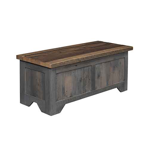 Amish Made London Fog Blanket Chest - Click Image to Close