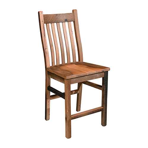 Amish Made Mission Bar Side Chair 24" - Click Image to Close