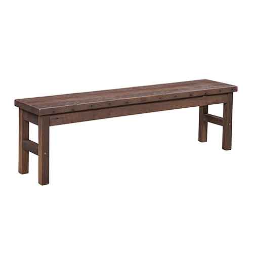 Amish Made Oxford Bench 70''