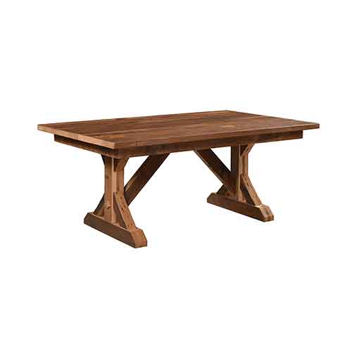 Amish Made Stretford Table-Solid Top - Click Image to Close