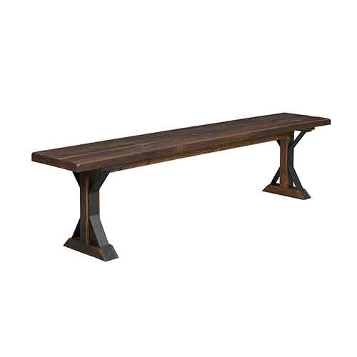 Amish Made Wellington Bench 72'' - Click Image to Close