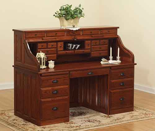 Traditional Rolltop Drawers on Top