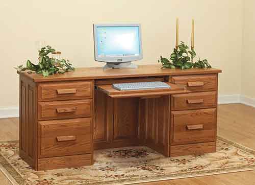 Credenza with Keyboard Pullout