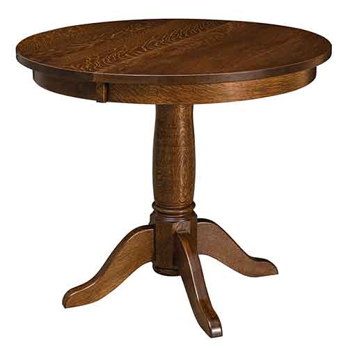 Amish Addison Single Pedestal Table