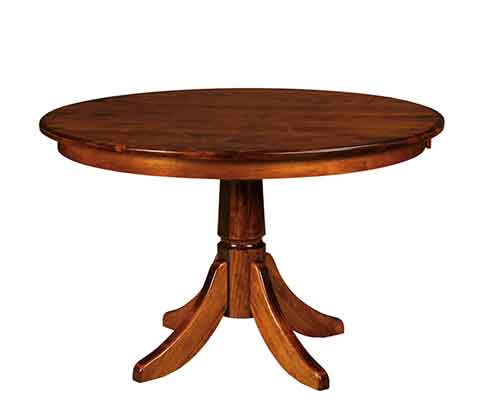 Amish Baytown Single Pedestal Table - Click Image to Close