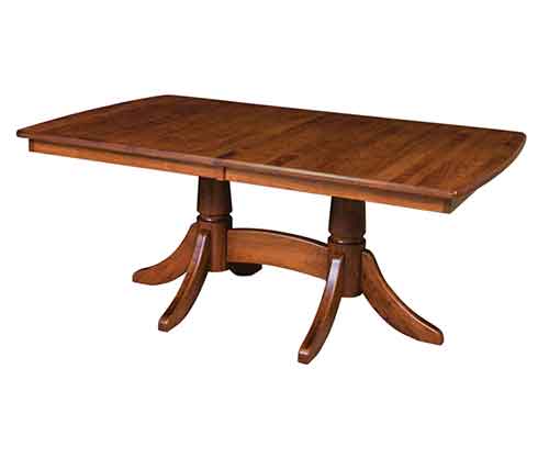 Amish Baytown Double Pedestal Table - Click Image to Close