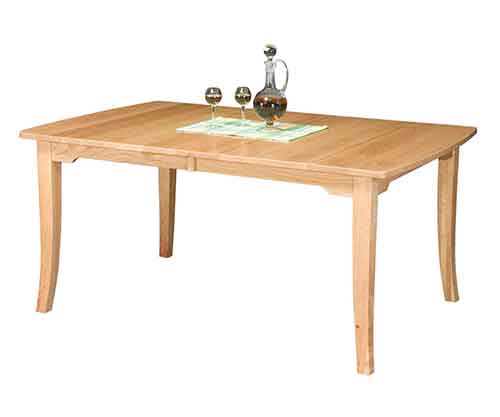 Amish Broadway Legged Dining Table - Click Image to Close