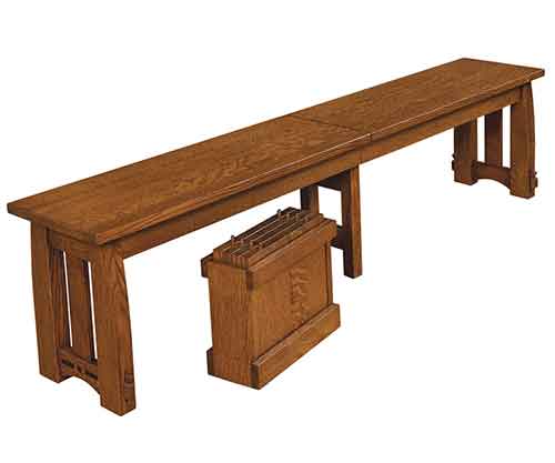 Amish Colebrook Bench - Click Image to Close