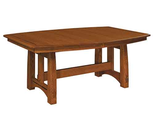 Amish Colebrook Trestle Table - Click Image to Close