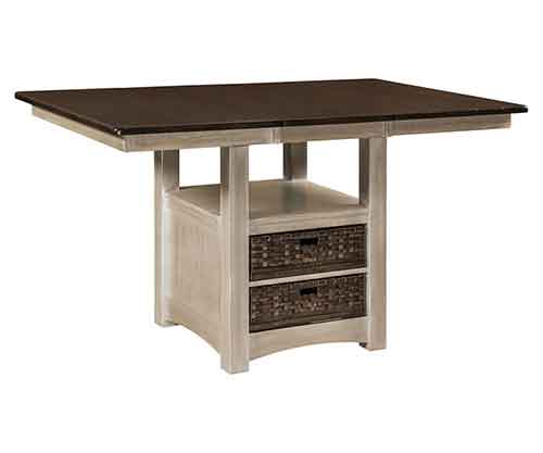 Amish Heidi Cabinet Bistro Table - Click Image to Close