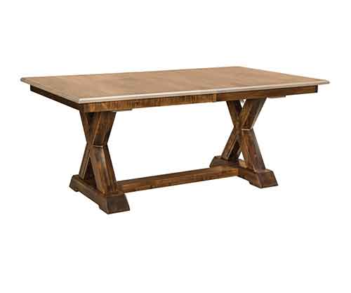 Amish Knoxville Trestle Table - Click Image to Close