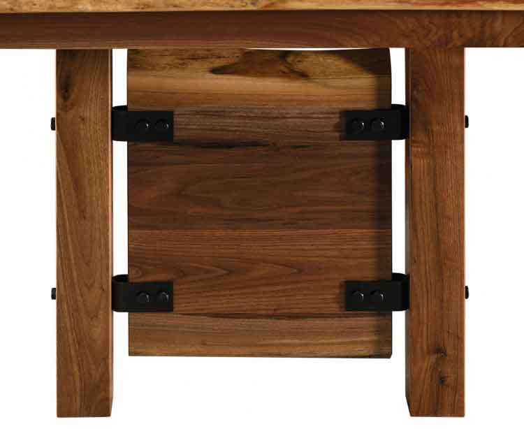 Amish Lamesa Trestle Table - Click Image to Close