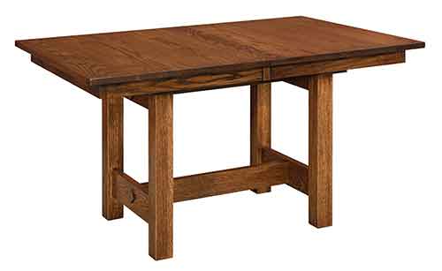 Amish Logan Trestle Table - Click Image to Close