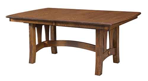 Amish Naperville Trestle Table - Click Image to Close