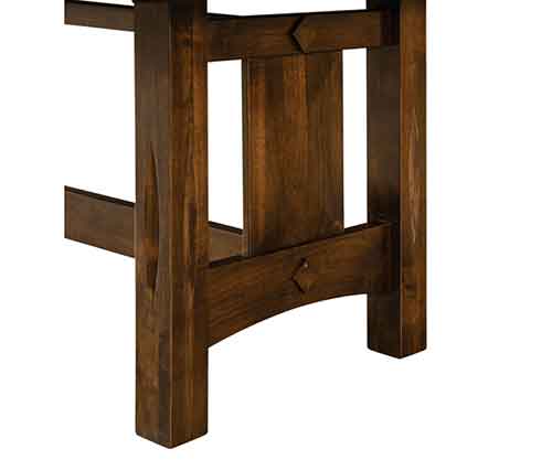 Amish Ravena Trestle Table - Click Image to Close