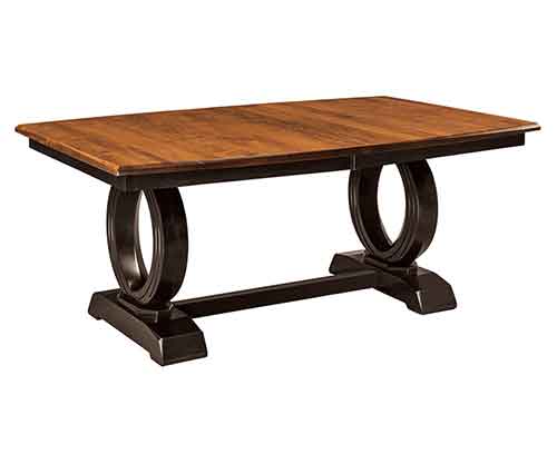 Amish Saratoga Trestle Table - Click Image to Close