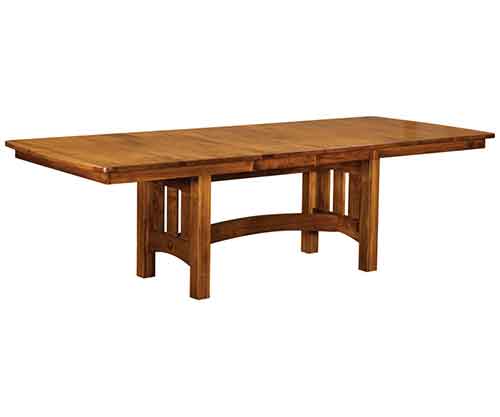 Amish Vancouver Trestle Table - Click Image to Close