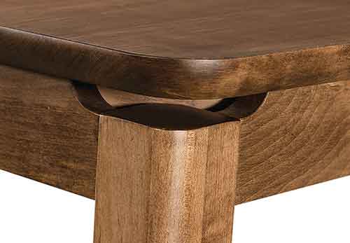 Amish Ellen Leg Table - Click Image to Close