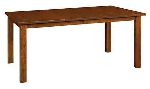Amish Mission Leg Dining Table - Click Image to Close