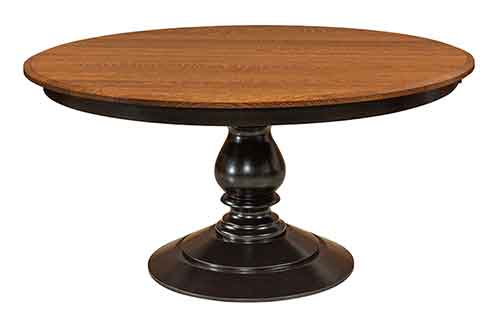 Amish St Charles Pedestal Table - Click Image to Close