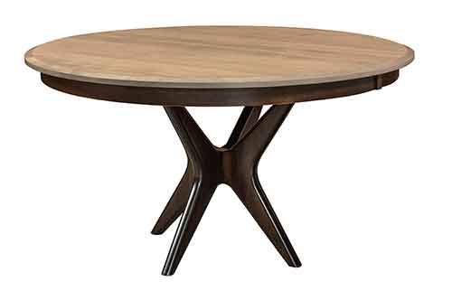 Amish West Newton Pedestal Table - Click Image to Close
