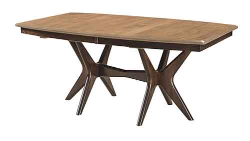 Amish West Newton Trestle Table - Click Image to Close