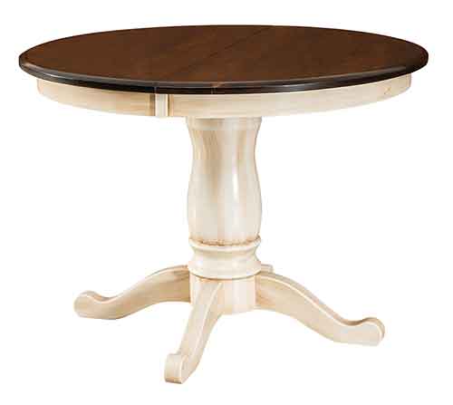 Amish Alpine Pedestal Table - Click Image to Close