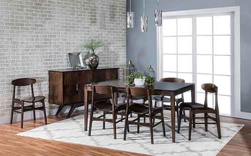 Amish Bedford Hills Leg Table - Click Image to Close