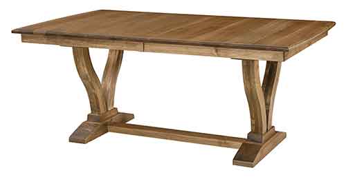 Amish Brooklyn trestle Table - Click Image to Close